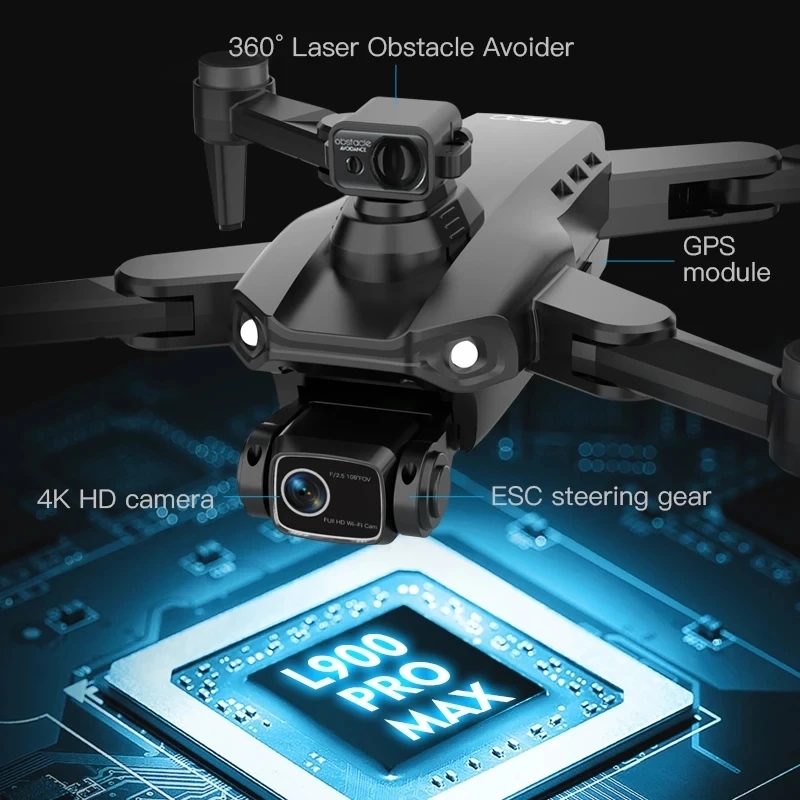 L900 Pro MAX GPS Drone 4K Prof - огляд і ціна Drone Camera Professional