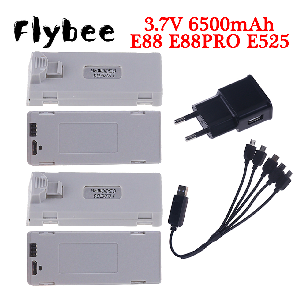 Original E88 Battery 3.7V 6500 - огляд і ціна Drone Camera Hd