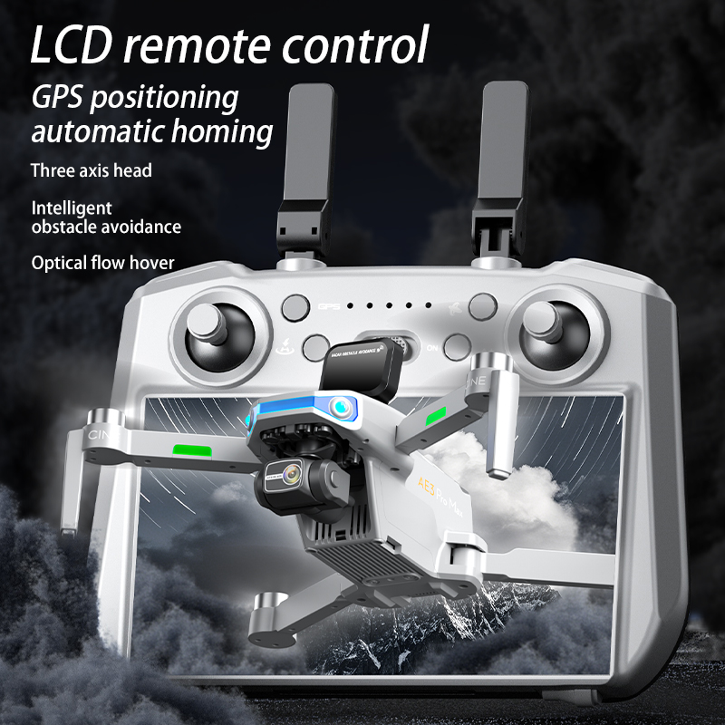 AE3 PRO Max NEW LCD SC GPS Dro - огляд і ціна Drone Camera Professional