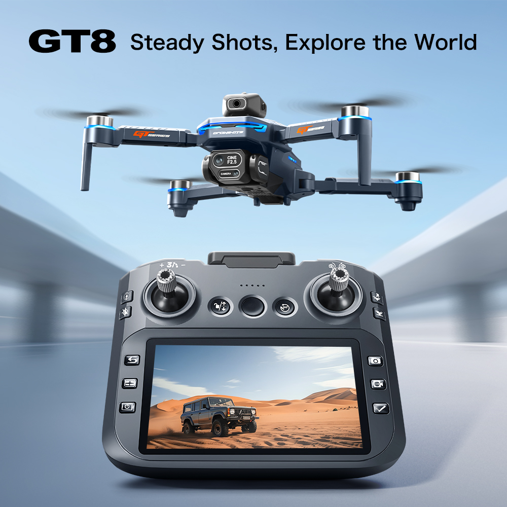 GT8 Obstacle Avoidance Aerial  - огляд і ціна Drone Camera Hd