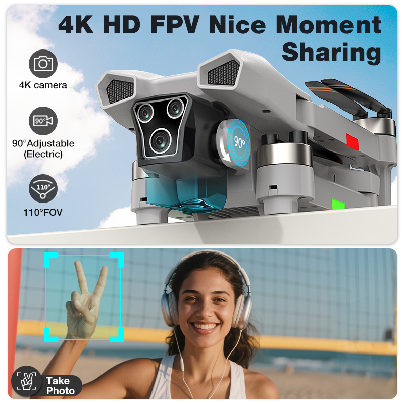 NEW Hot L017 Pro Drone Brushle - огляд і ціна Drone Camera Professional